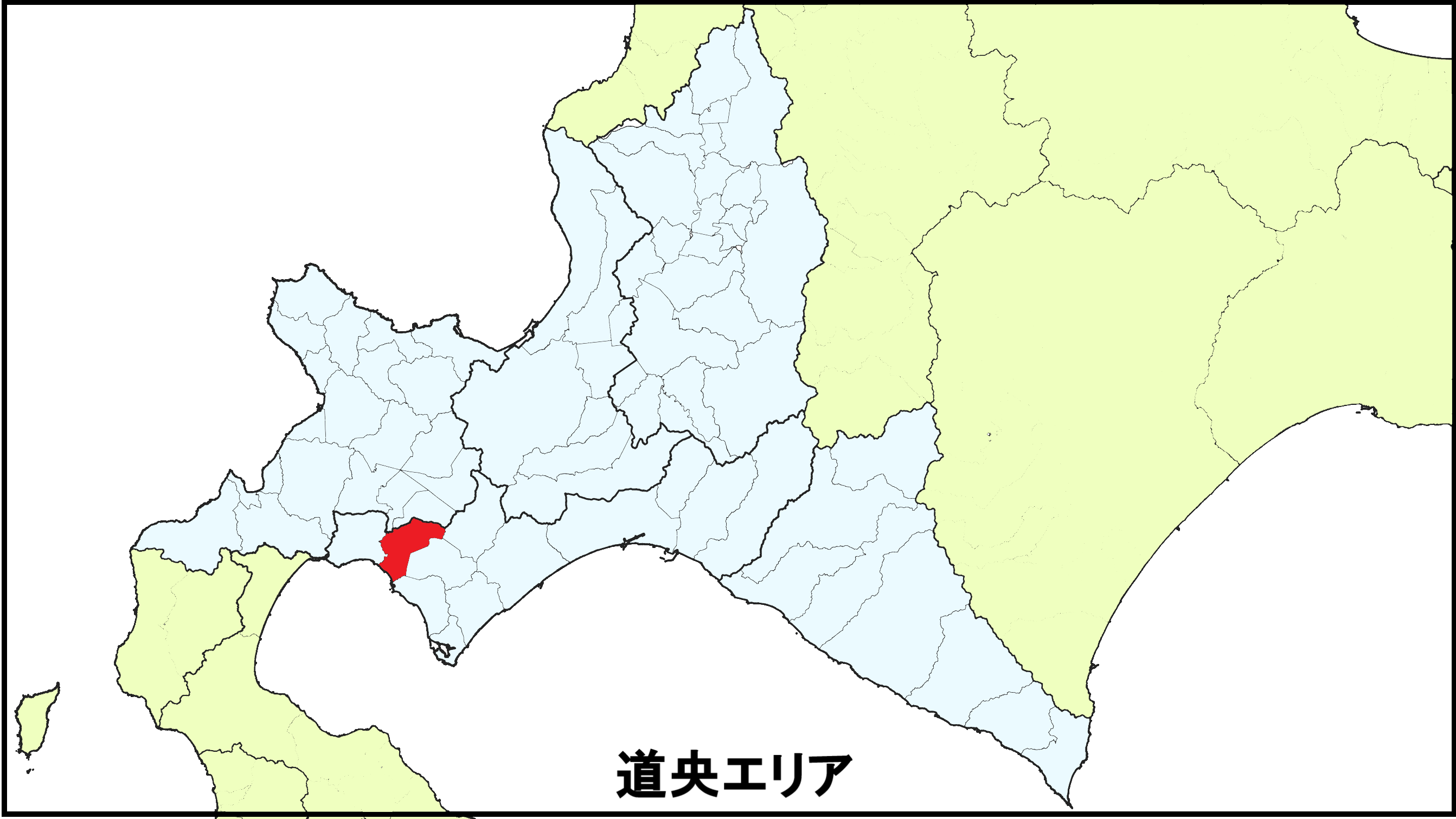 洞爺湖町位置図