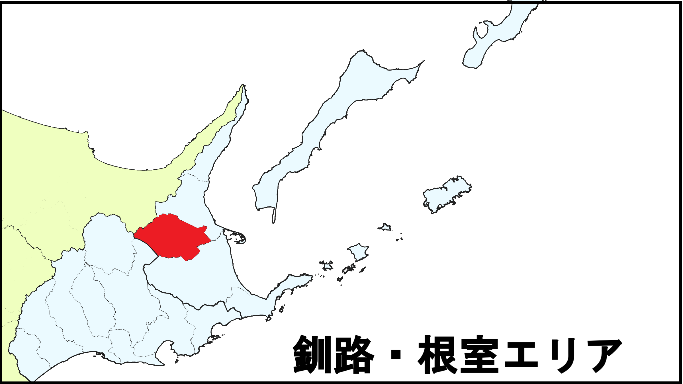 中標津町位置図