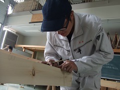 木造建築施工実習【1年生】