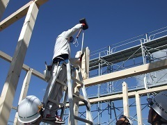 木造建築施工実習【1年生】