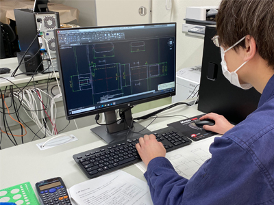機械設計製図実習画像