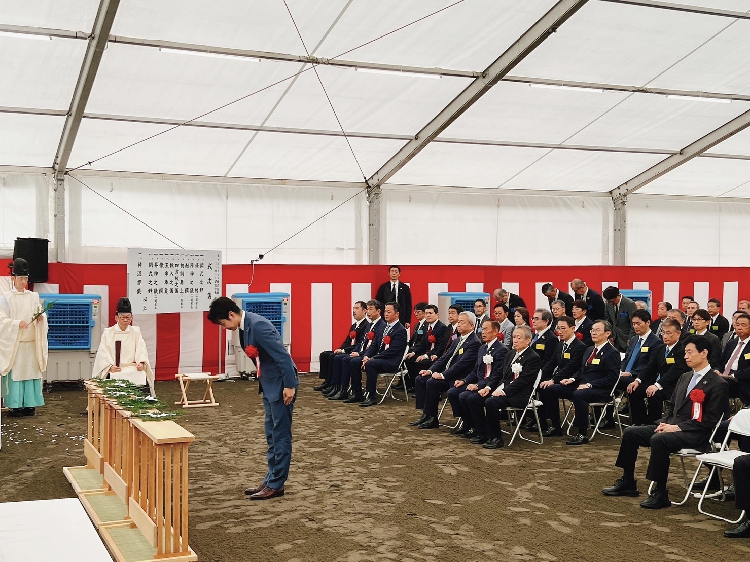 IIM-1建設工事起工式等について