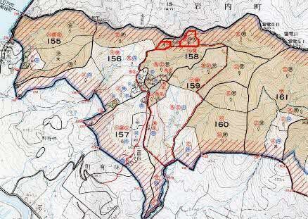 ※地図の作成に当たっては、国土地理院長の承認を得て、同院発行の2万5千分の1の地形図を使用。