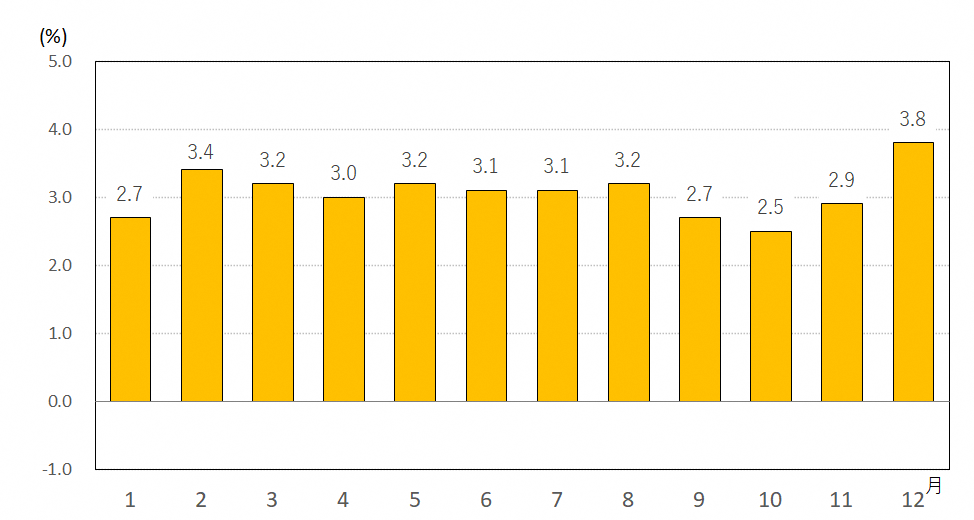 図2-総合前年同月比