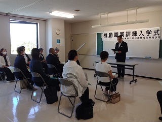 入学式分校長あいさつ