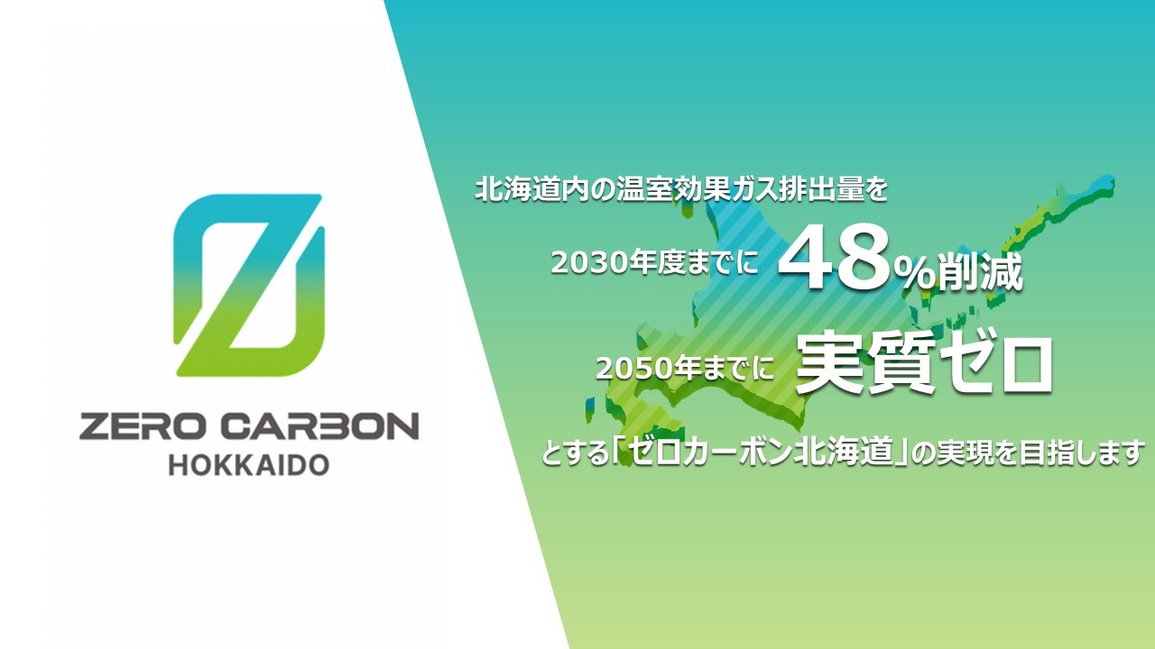 「ゼロカーボン北海道」ロゴマーク