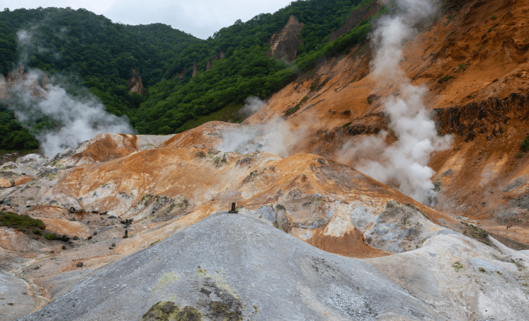 支笏洞爺国立公園の風景