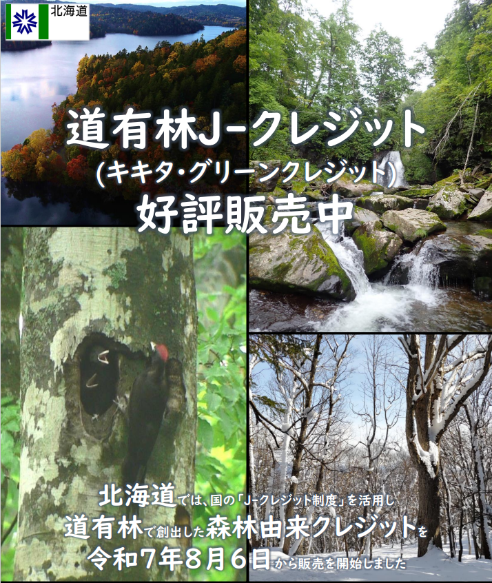 道有林J-クレジット好評販売中