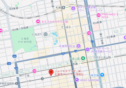 ジョブキタプラザ地図