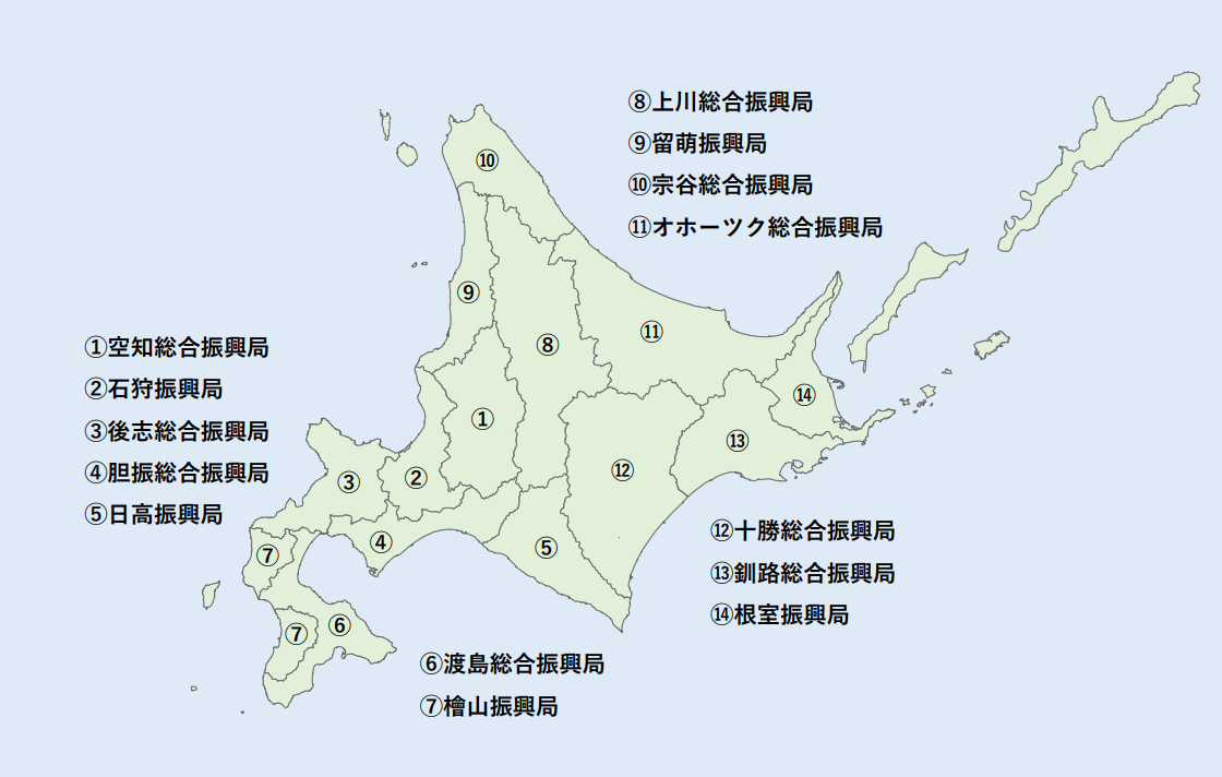振興局地図(北海道創生プラットフォーム事業) (PNG 192KB)