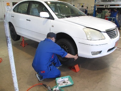 1年　タイヤローテーション