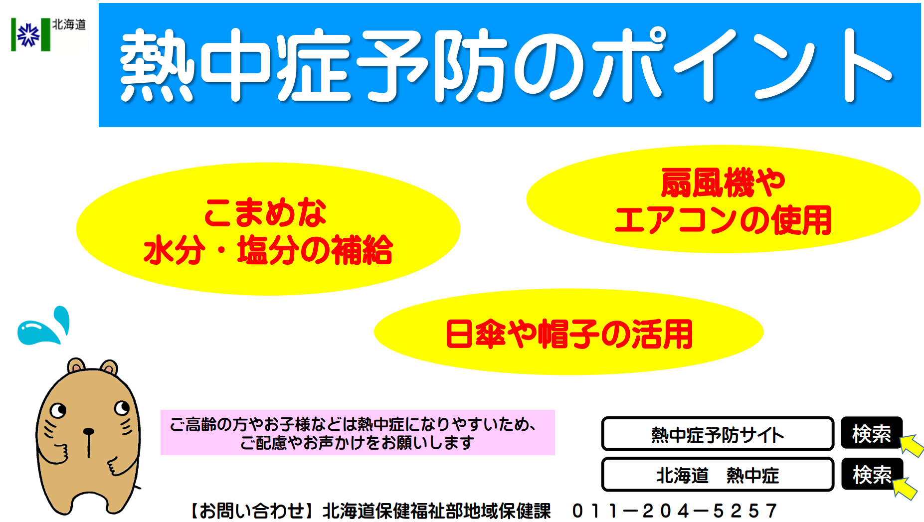 熱中症予防のポイント(ポスター啓発にあわせた内容) (PNG 306KB)