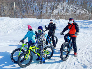 流氷ファットバイク