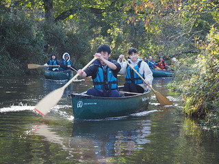 原始河川ポー川カヌー