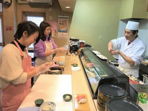 寿司握り体験