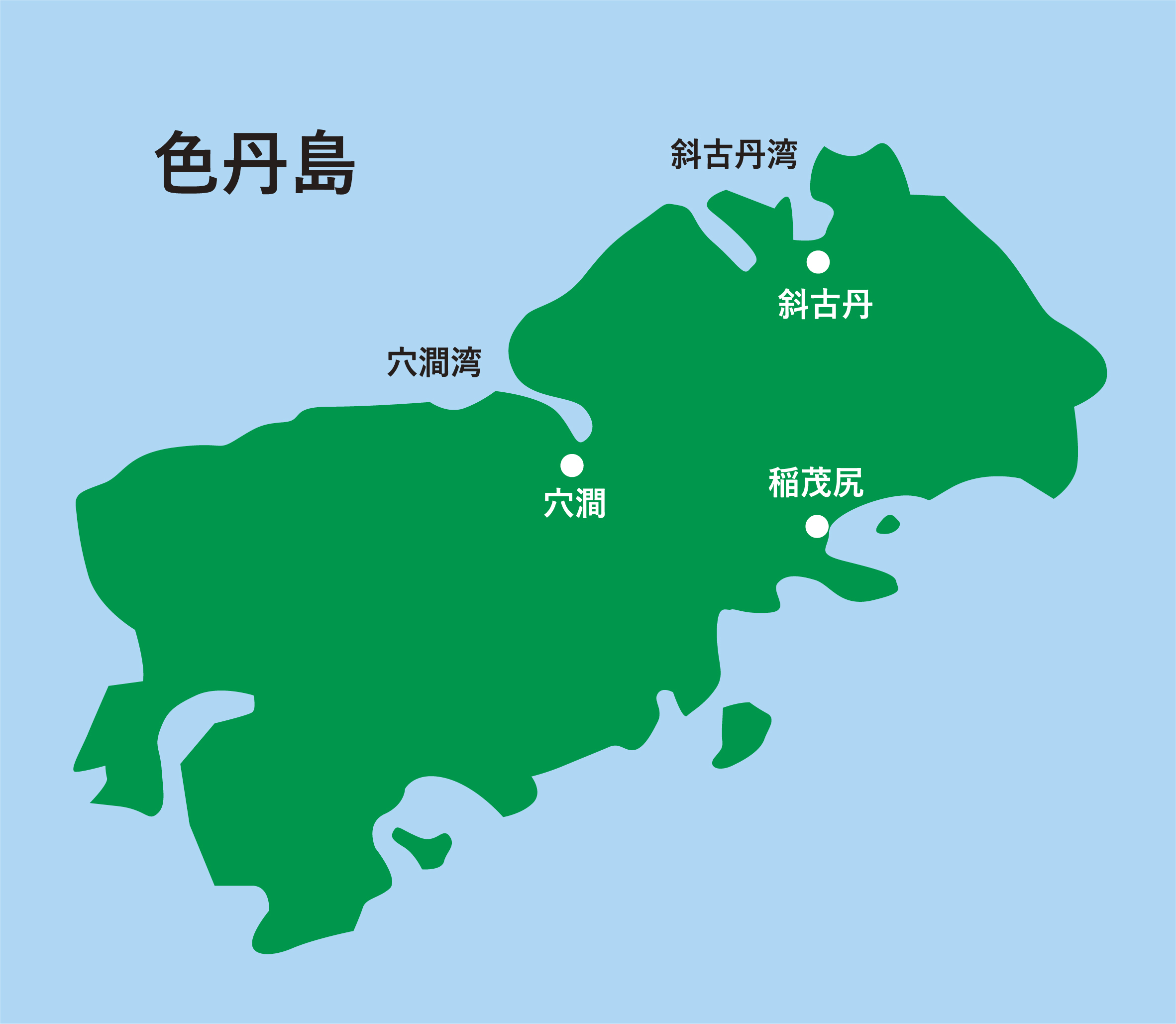 3-4 色丹島の地図 (JPG 385KB)
