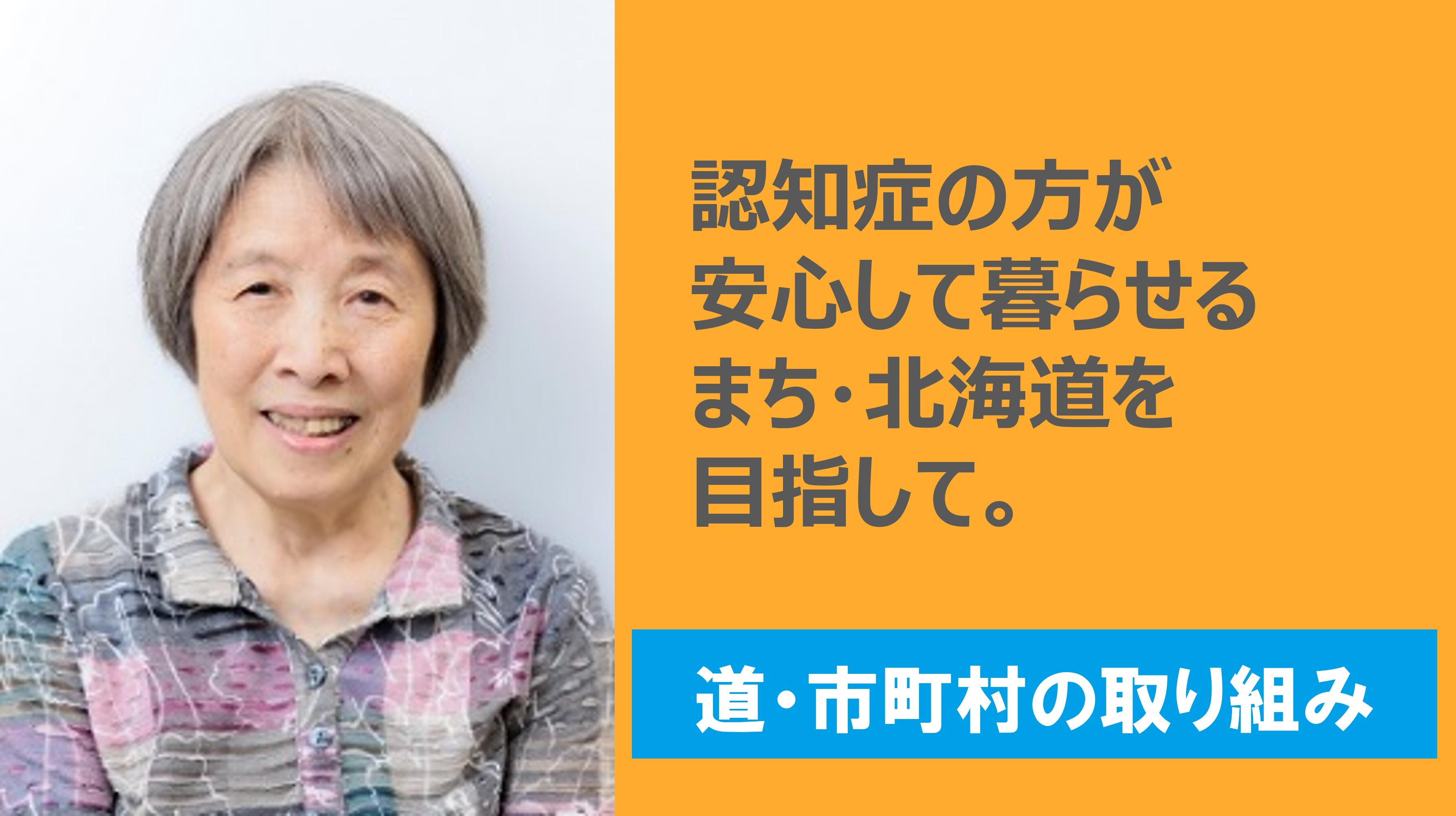 北海道や市町村の取り組みを紹介するページ