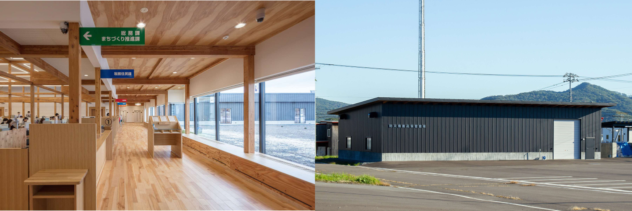 当麻町役場庁舎/防災備蓄品保管倉庫