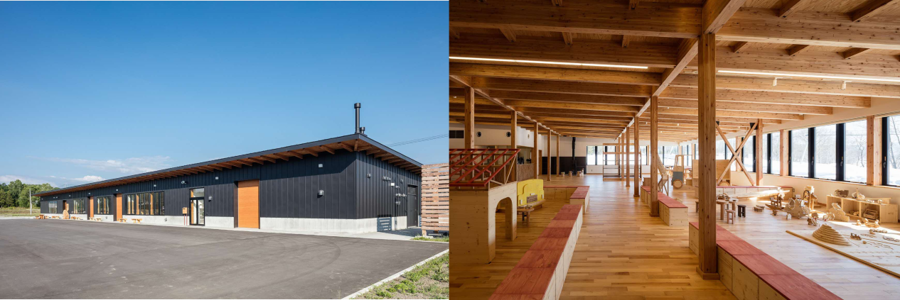 当麻町木育推進拠点施設「くるみなの木遊館」