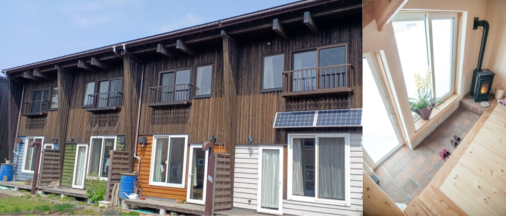 菜園・ペレットストーブ付エコアパート かたくりの里とうべつ 空