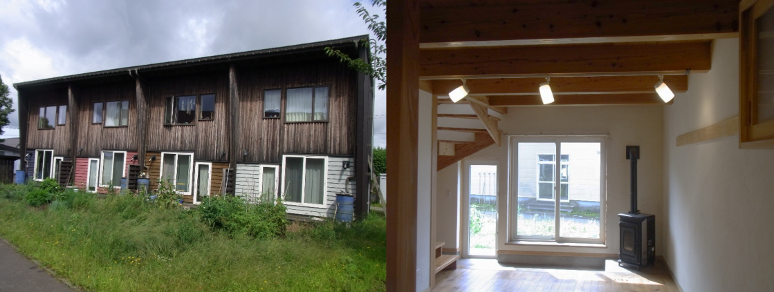 菜園・ペレットストーブ付エコアパート かたくりの里とうべつ 宙