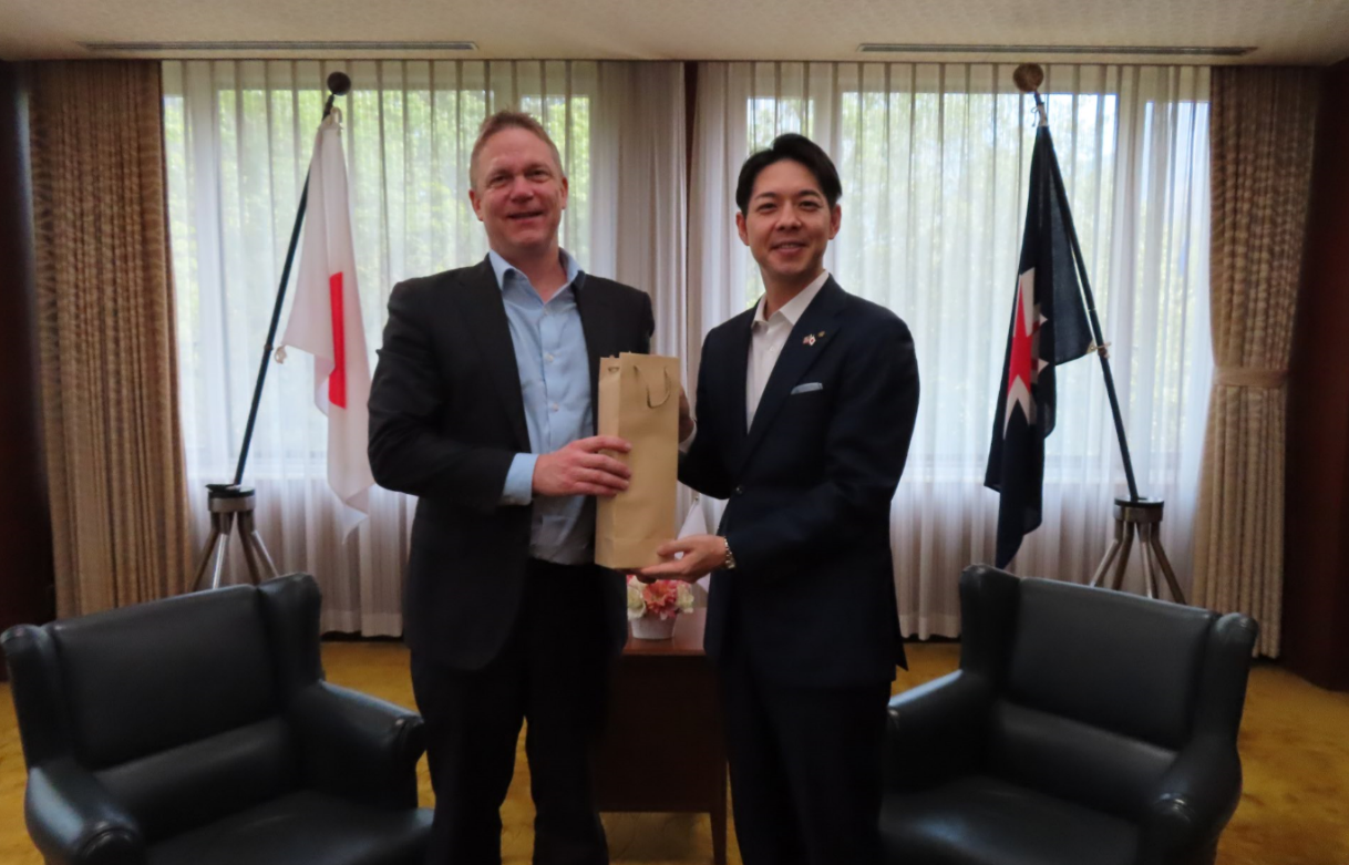 在札幌米国総領事の写真