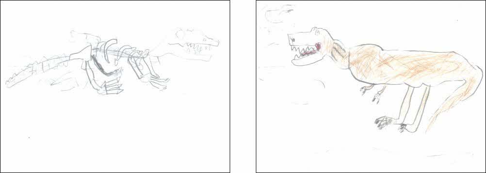 かまだたくみさんのティラノサウルス