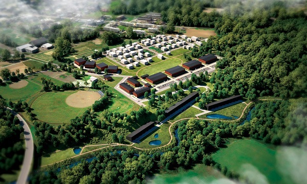 写真 環境配慮型街区の完成イメージ